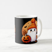 Ghost-Kaffee-Tasse mit Ghost Kaffeetasse (VorderseiteRechts)