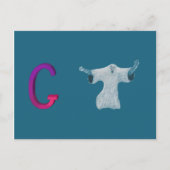 Ghost-Karte Postkarte (Vorderseite)