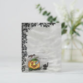 Ghost , Katze , Bat and Pumpkin , Glückliches Hall (Stehend Vorderseite)