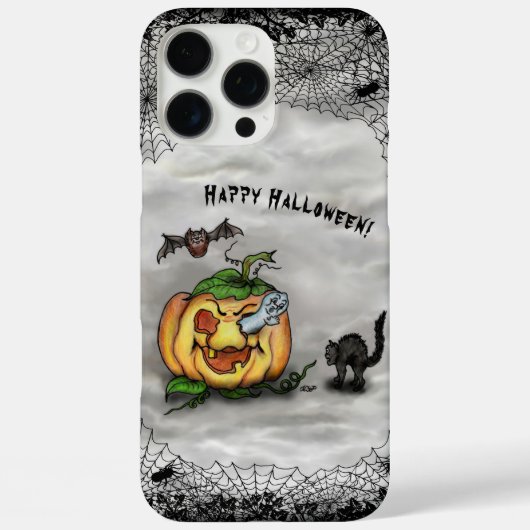Ghost , Katze , Bat and Pumpkin , Glückliches Hall Case-Mate iPhone Hülle (Rückseite)