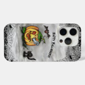 Ghost , Katze , Bat and Pumpkin , Glückliches Hall Case-Mate iPhone Hülle (Rückseite (Horizontal))