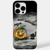 Ghost , Katze , Bat and Pumpkin , Glückliches Hall