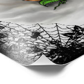 Ghost , Katze , Bat and Pumpkin , Glückliches Hall Fotodruck (Ecke)