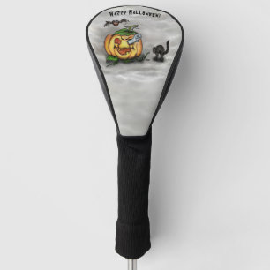 Ghost , Katze , Bat and Pumpkin , Glückliches Hall Golf Headcover