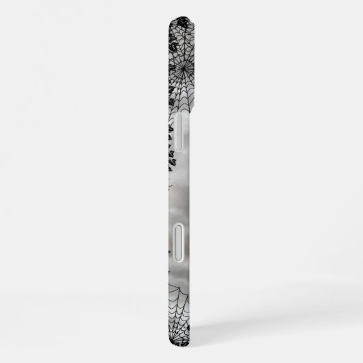 Ghost , Katze , Bat and Pumpkin , Glückliches Hall iPhone Hülle (Rechte Seite)