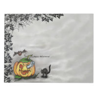 Ghost , Katze , Bat and Pumpkin , Glückliches Hall