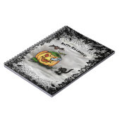 Ghost , Katze , Bat and Pumpkin , Glückliches Hall Notizblock (Linke Seite)