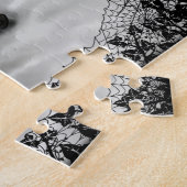 Ghost , Katze , Bat and Pumpkin , Glückliches Hall Puzzle (Seite)