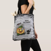Ghost , Katze , Bat and Pumpkin , Glückliches Hall Tasche (Von Nahem)