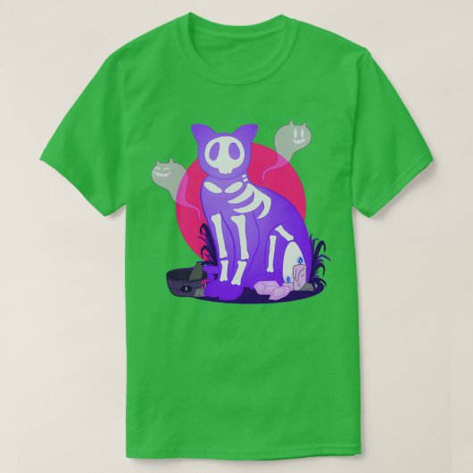 Ghost Kitten T-Shirt (Design vorne)