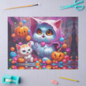 Ghost Kittens Pumpkins Candy Seidenpapier (Basteln)