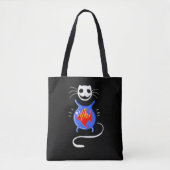 Ghost Kitty Cat Tasche Shopping Bag (Vorderseite)