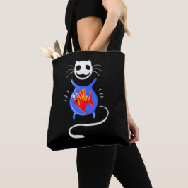 Ghost Kitty Cat Tasche Shopping Bag