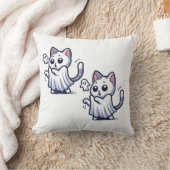 Ghost Kitty Halloween-Kostüm Kissen (Decke)