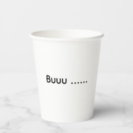 Ghost Kitty Halloween-Kostüm Pappbecher