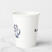 Ghost Kitty Halloween-Kostüm Pappbecher (Links)