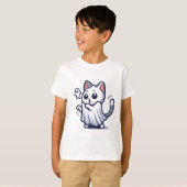 Ghost Kitty Halloween-Kostüm T-Shirt (Vorne ganz)