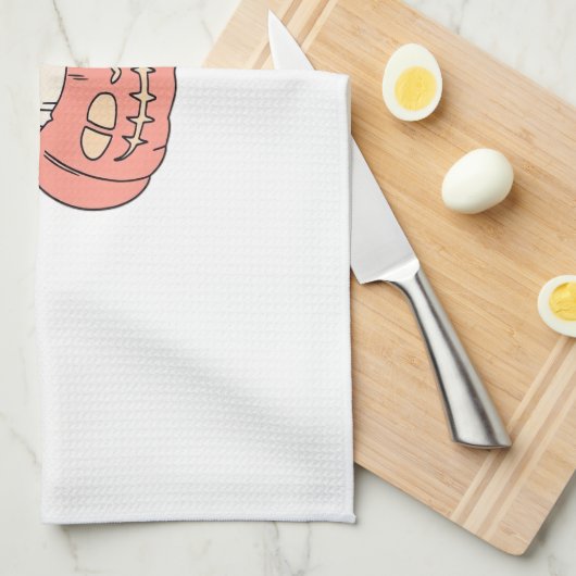 Ghost Kitty in a pumpkin Classic T-Shirt Geschirrtuch (Viertel Falte)