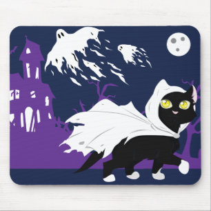 Ghost Kitty Mousepad