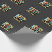 Ghost kommt Halloween Spukhaus Hexe Eule_ Geschenkpapier (Ecke)