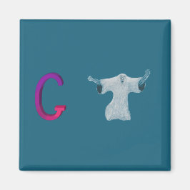 Ghost-Kühlschrankmagnet Magnet