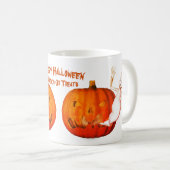 Ghost Kürbislaterne Halloween Funny Kaffeetasse (VorderseiteRechts)