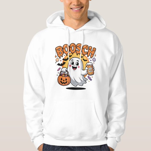 Ghost lächeln mit Candy & Boo Brew Hoodie (Vorderseite)