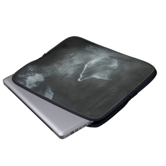 Ghost Laptopschutzhülle (Vorne Knopf)