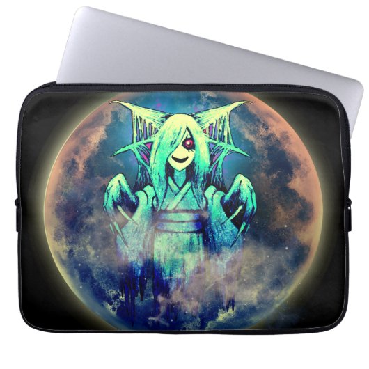 Ghost Laptopschutzhülle (Vorderseite)