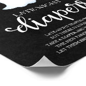 Ghost Late Night Diapers Baby Showspielzeichen Poster (Ecke)