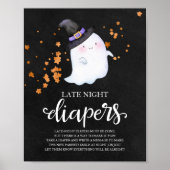 Ghost Late Night Diapers Baby Showspielzeichen Poster (Vorne)