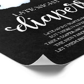 Ghost Late Night Diapers Baby Showspielzeichen Poster (Ecke)