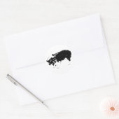 Ghost-Leaf Sniffer Runder Aufkleber (Umschlag)