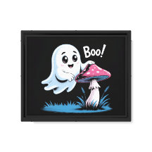 Ghost Leinwand Wall Art - Spooky Halloween Zuhause