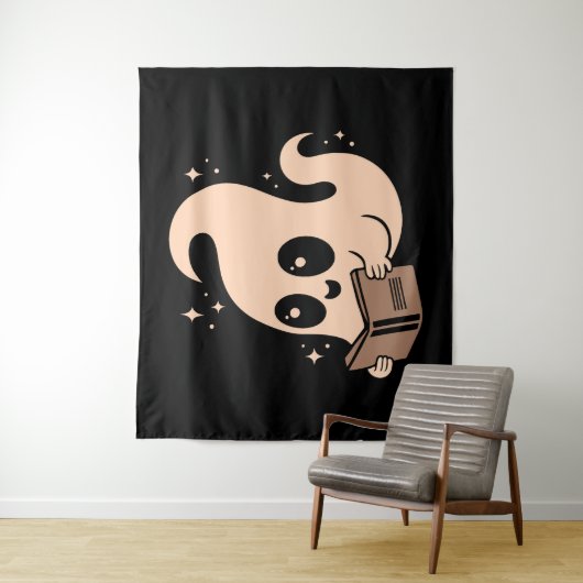 Ghost-Lesebücher Wandteppich (Beispiel)