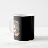 Ghost Library Halloween Book Reading Books Lover T Kaffeetasse (Vorderseite Links)