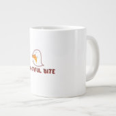 Ghost Lieben Pizza Jumbo-Tasse (Vorderseite Rechts)