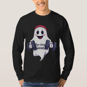 Ghost Lifting Weights T-Shirt