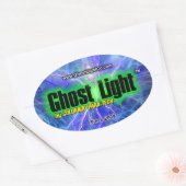 Ghost Light™ Oval Aufkleber #1 (Umschlag)