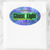 Ghost Light™ Oval Aufkleber #1 (Tasche)