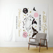 Ghost Little Boo Halloween Babydusche Hintergrund Wandteppich (Beispiel (Horizontal))