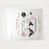 Ghost Little Boo Halloween Babydusche Hintergrund Wandteppich (Vorderseite (Horizontal))