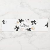 Ghost Little Boo Halloween Babydusche Wasserflaschenetikett (Einzelnes Label)