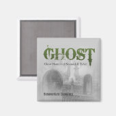 GHOST Logo Square Magazin Magnet (Vorderseite/Rückseite)