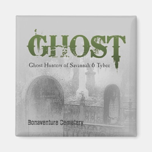 GHOST Logo Square Magazin Magnet (Vorne)