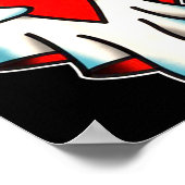 Ghost Lover Heart Poster (Ecke)