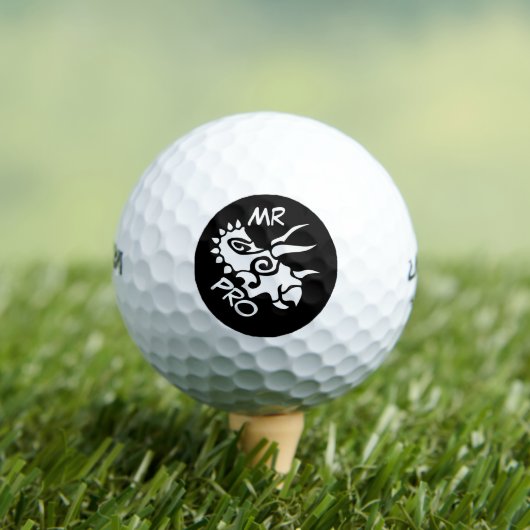Ghost Mister Pro Triceratops Geschickte Antike Golfball (Insitu T-Shirt)