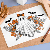 Ghost mit dem Dekoupage-Tissue-Papier für Bogen Seidenpapier