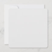 Ghost mit Pumpkins und Autumn Leaves Flat Card (Rückseite)