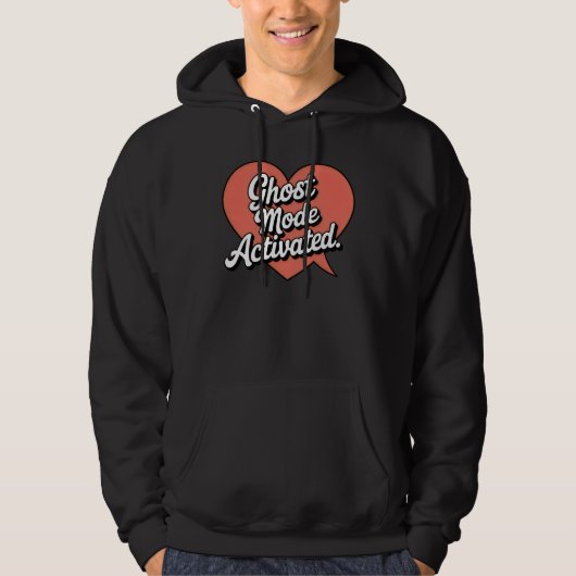 Ghost Mode Activated | Emotional Boundaries Hoodie (Vorderseite)